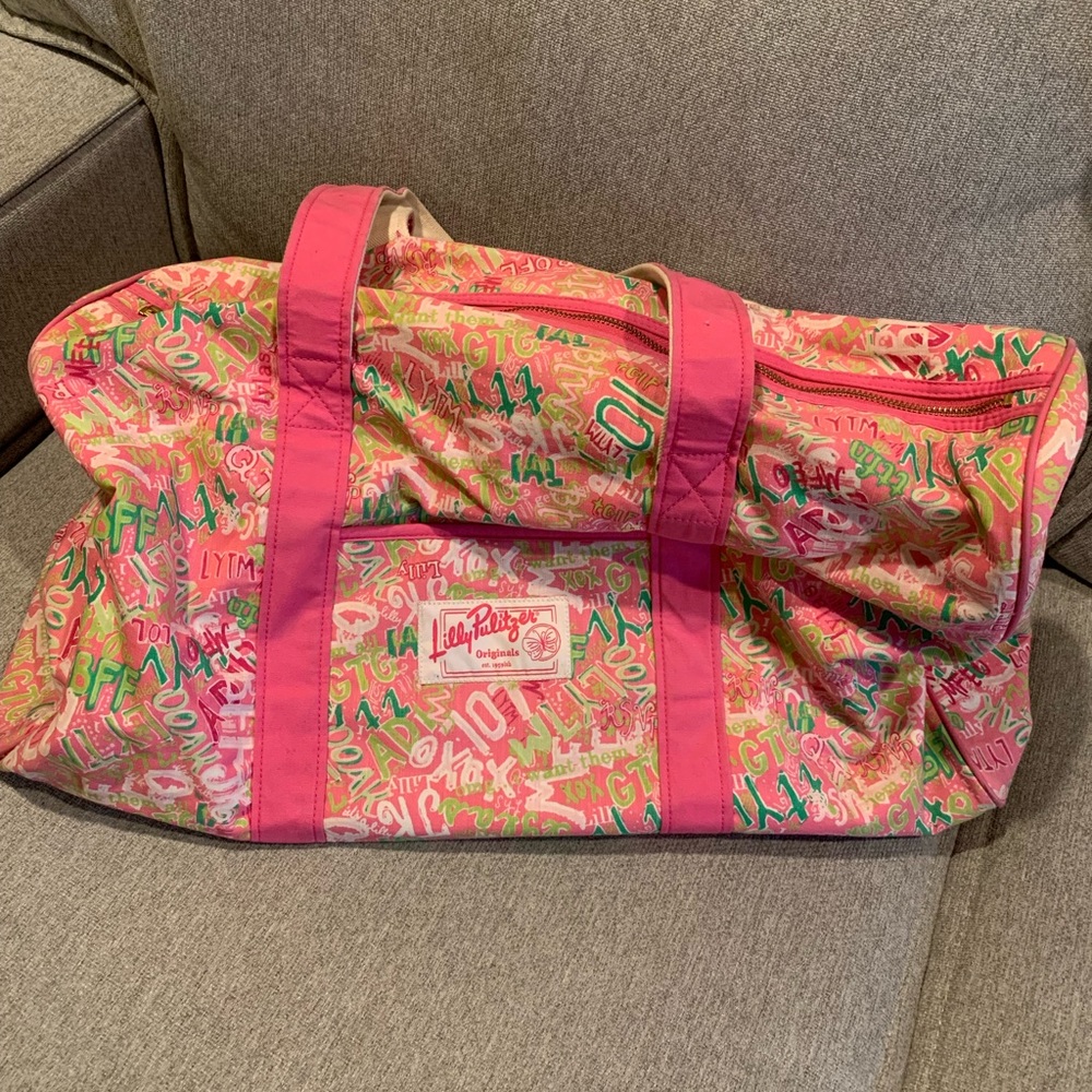 Lilly Pulitzer duffel bag